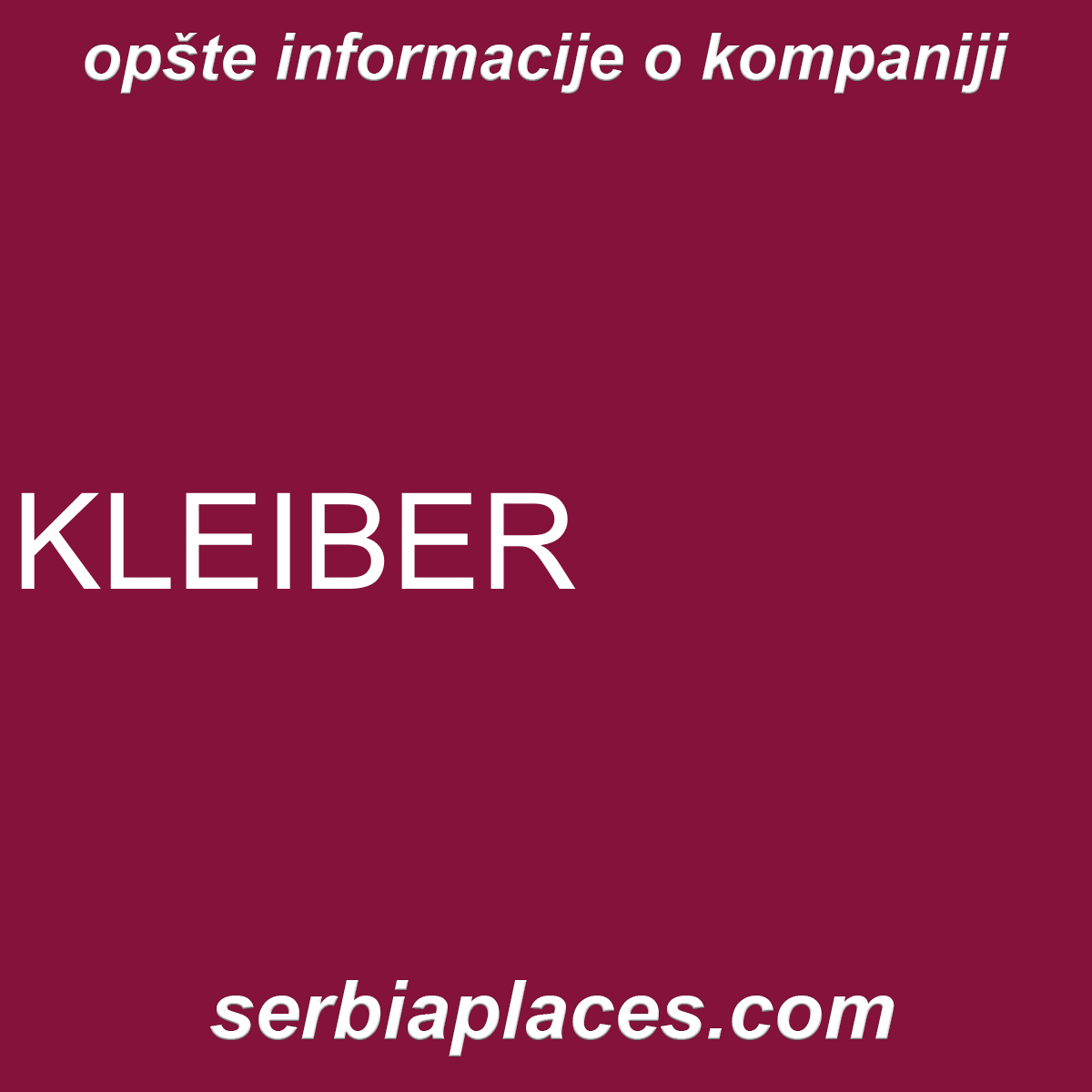 KLEIBER