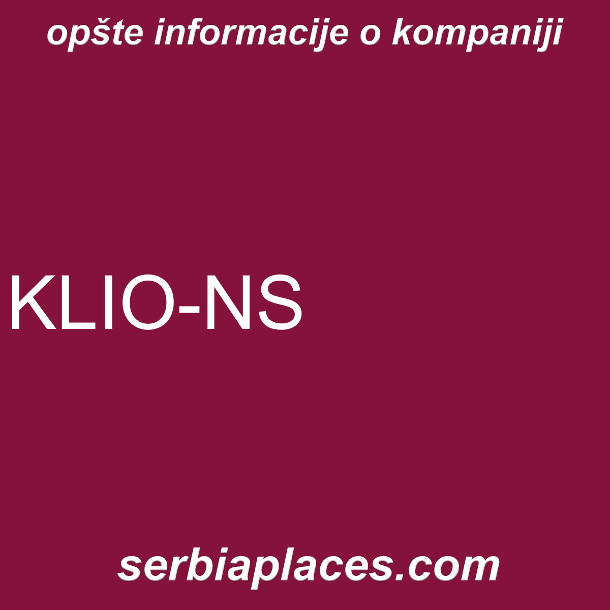 KLIO-NS