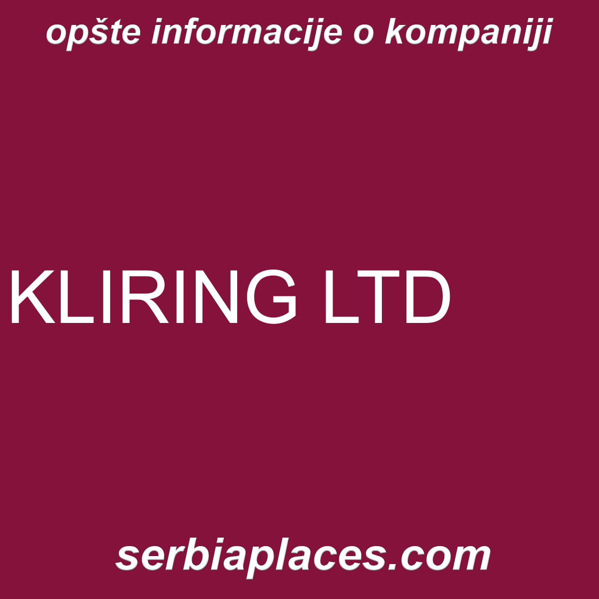 KLIRING LTD