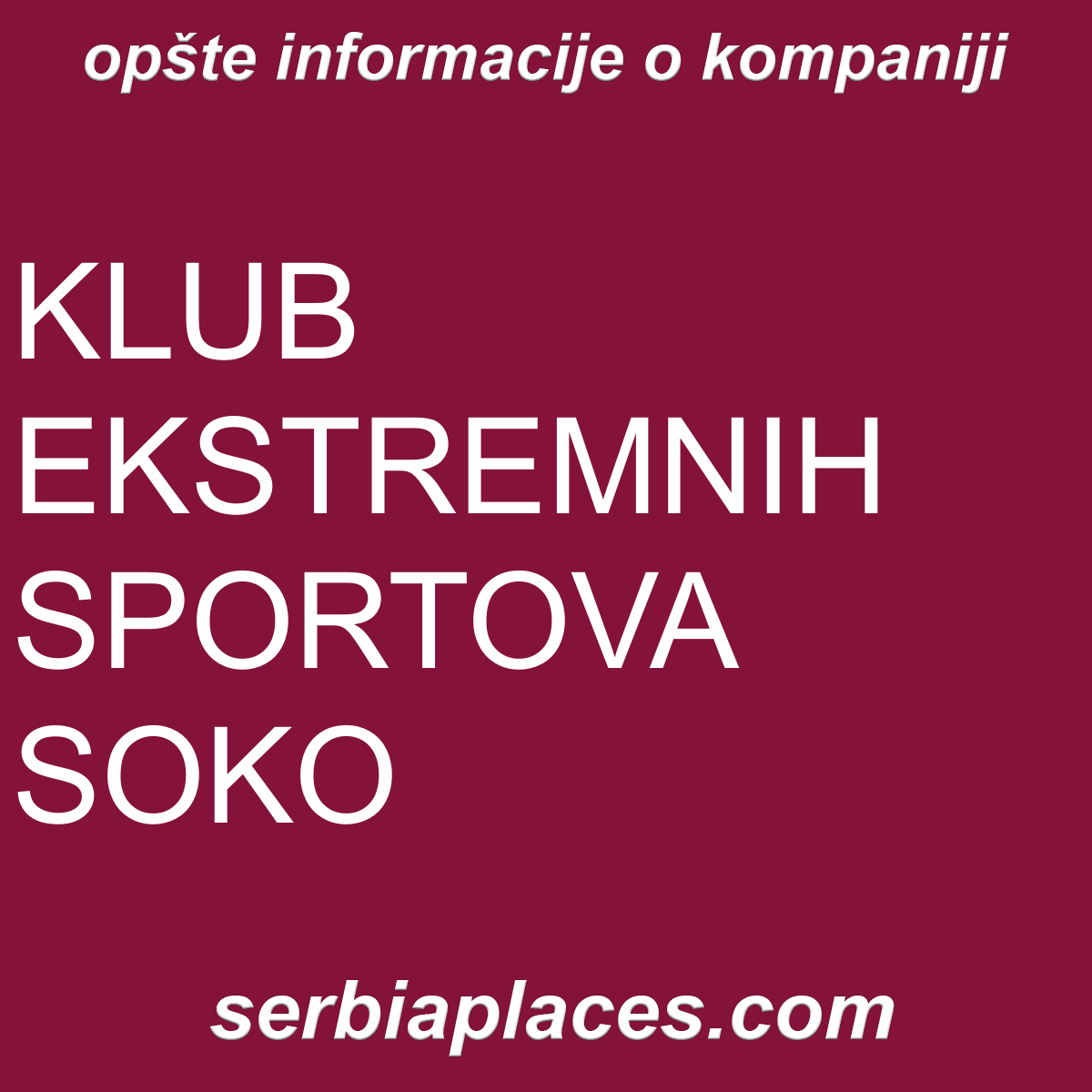 KLUB EKSTREMNIH SPORTOVA SOKO