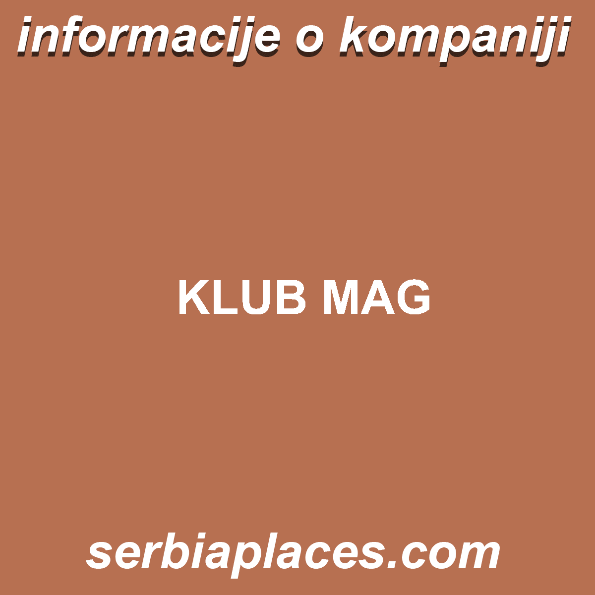 KLUB MAG