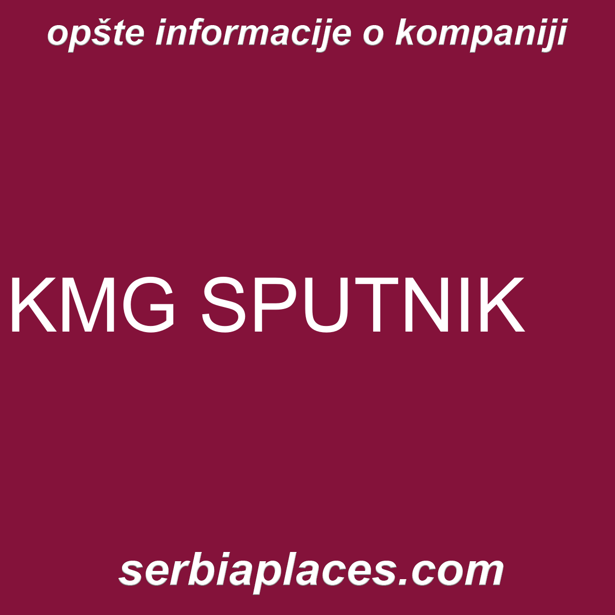 KMG SPUTNIK