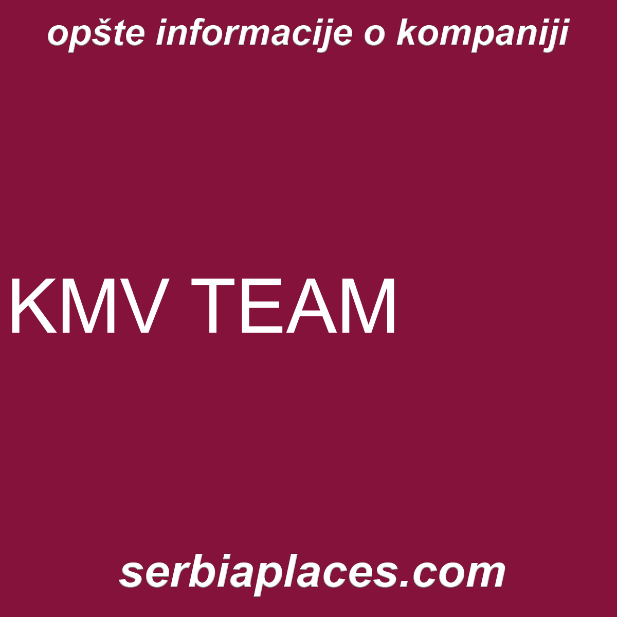KMV TEAM