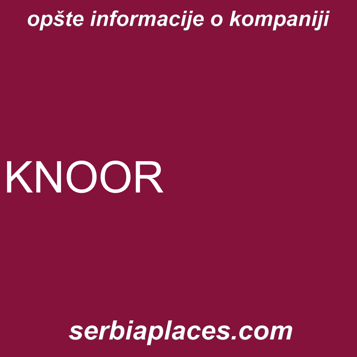 KNOOR