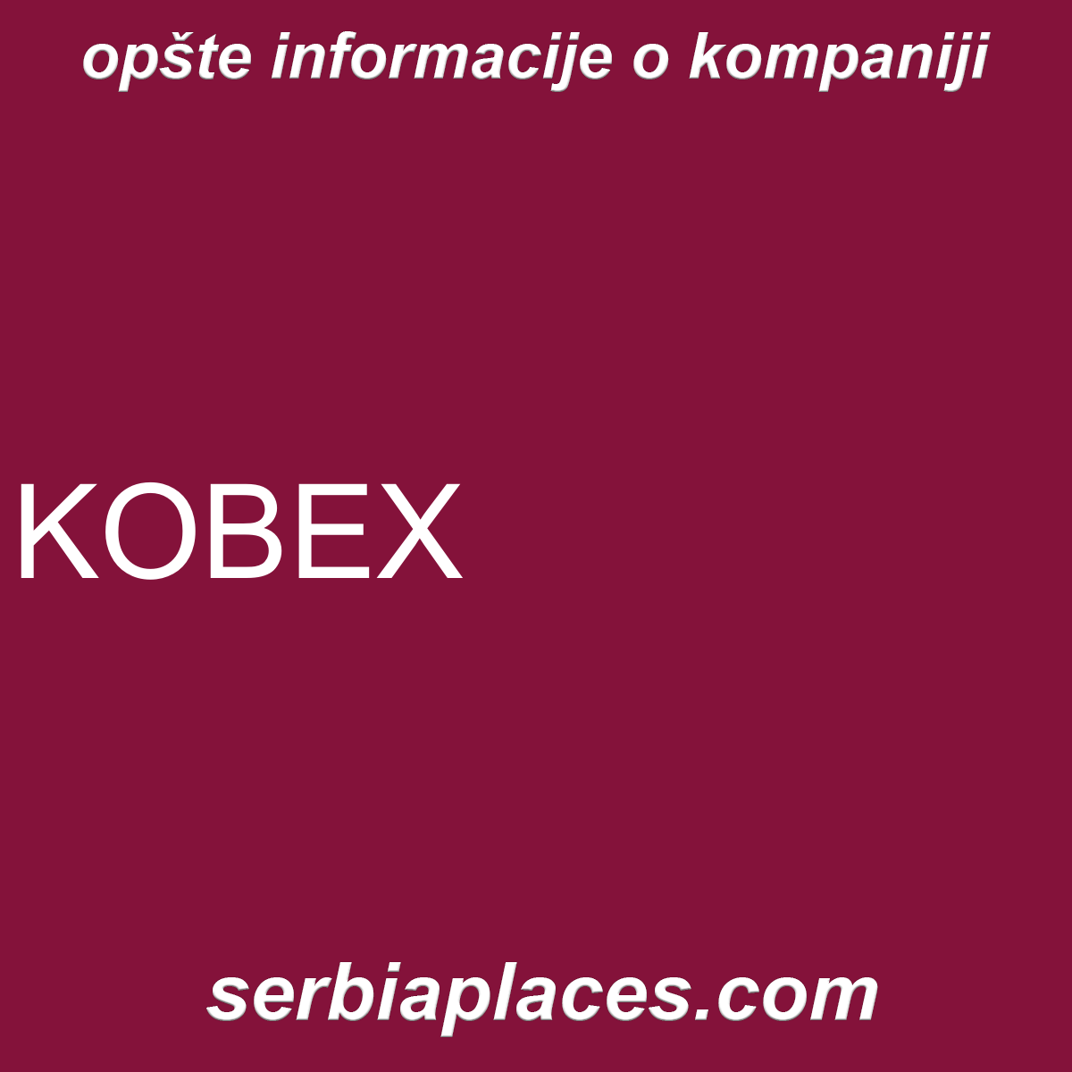 KOBEX