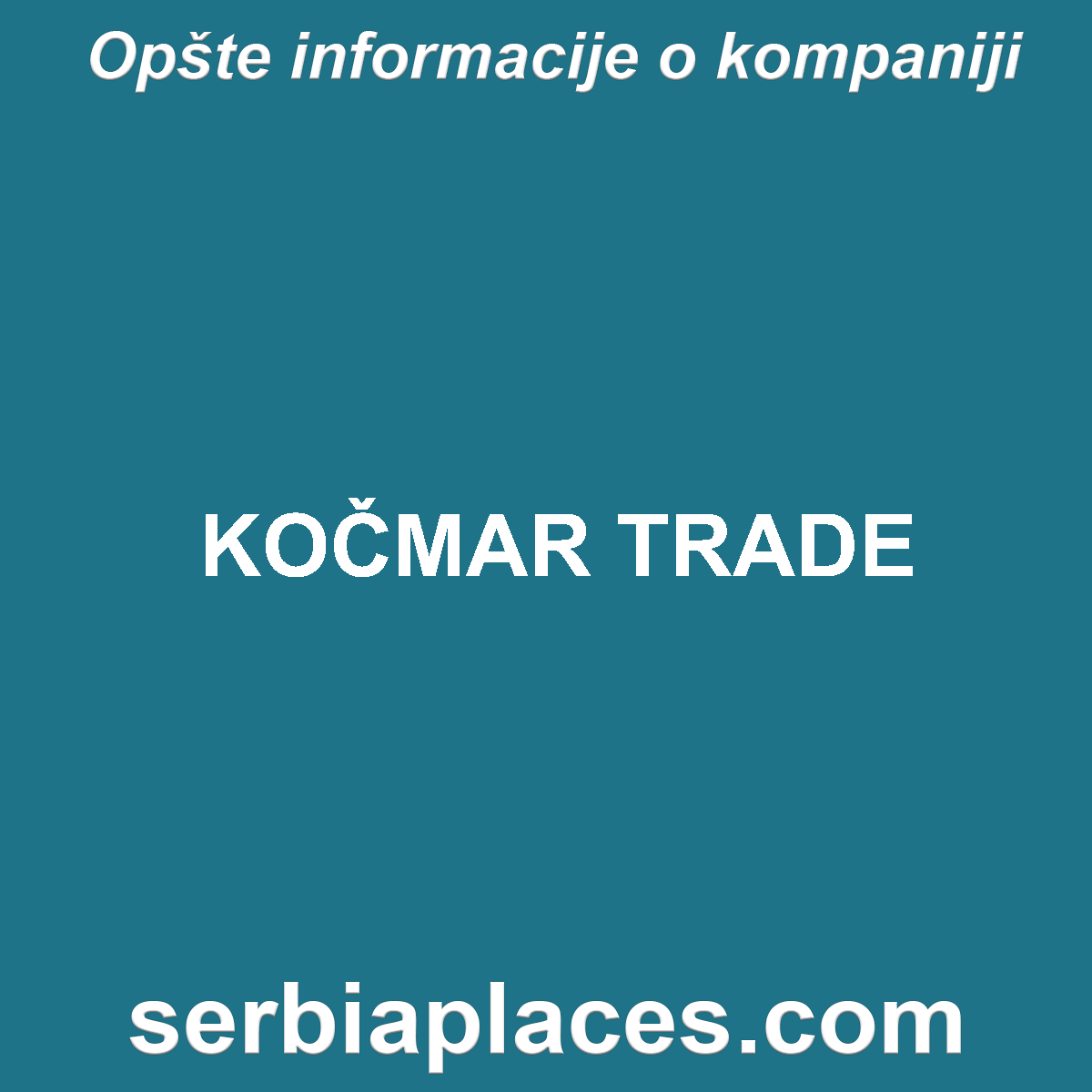 KOČMAR TRADE