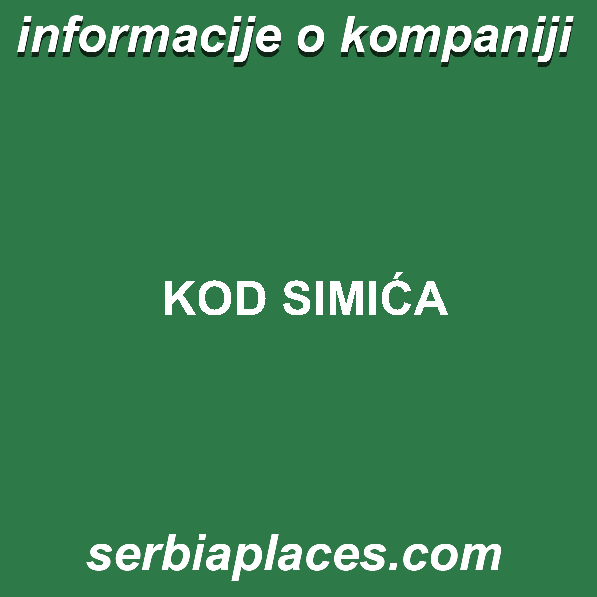 KOD SIMIĆA