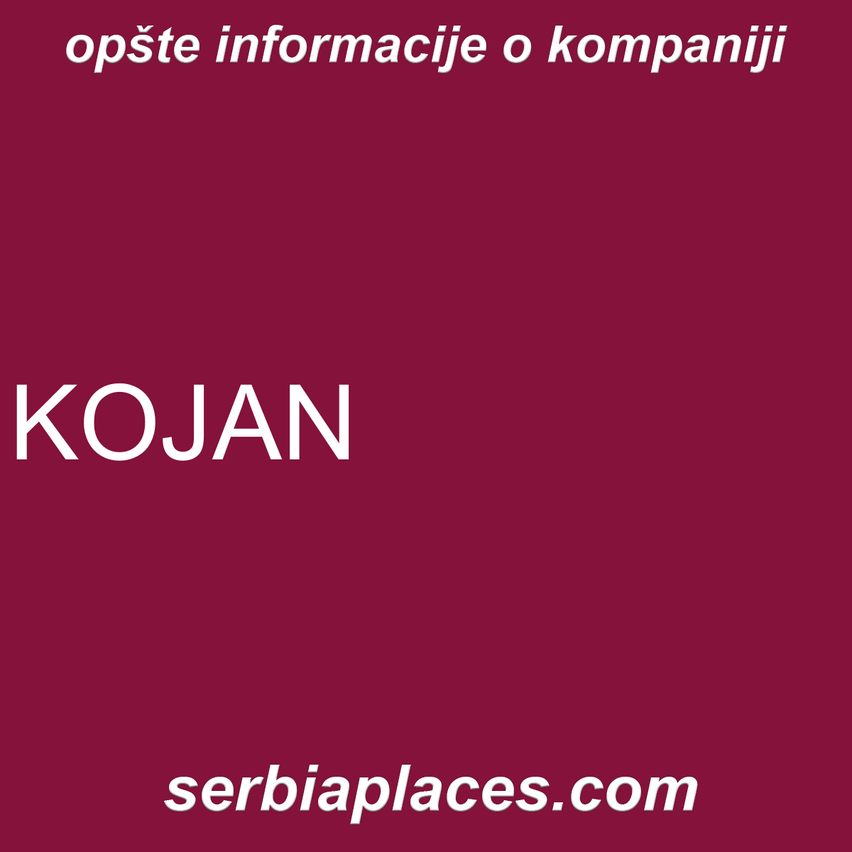 KOJAN