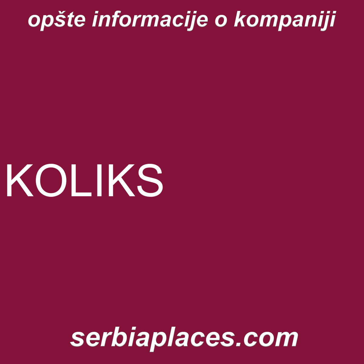KOLIKS