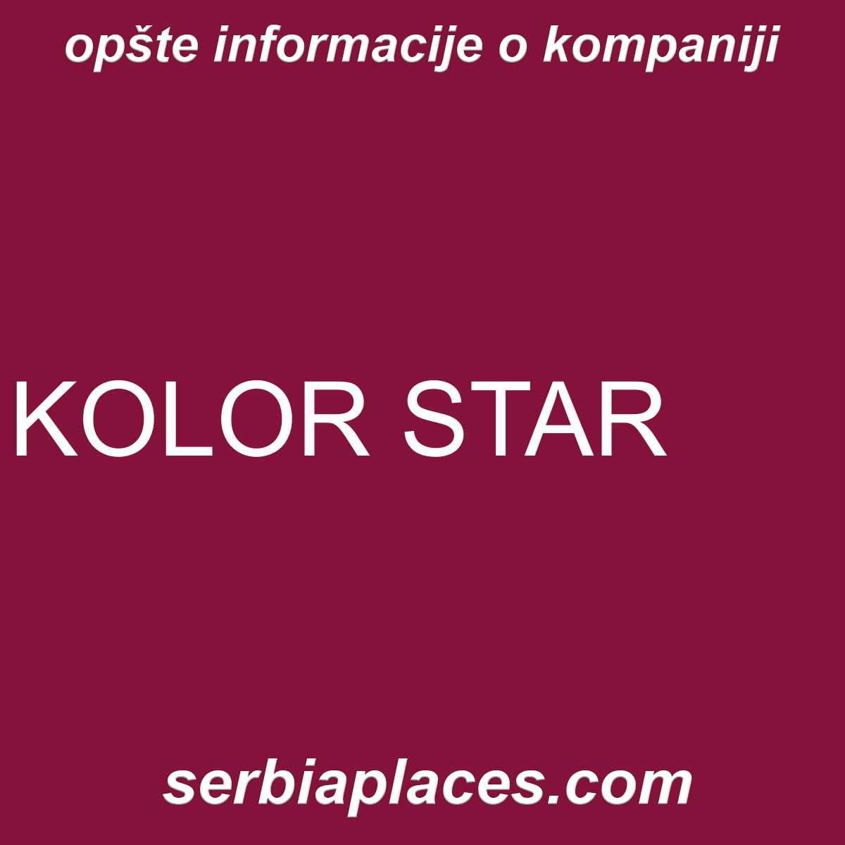 KOLOR STAR