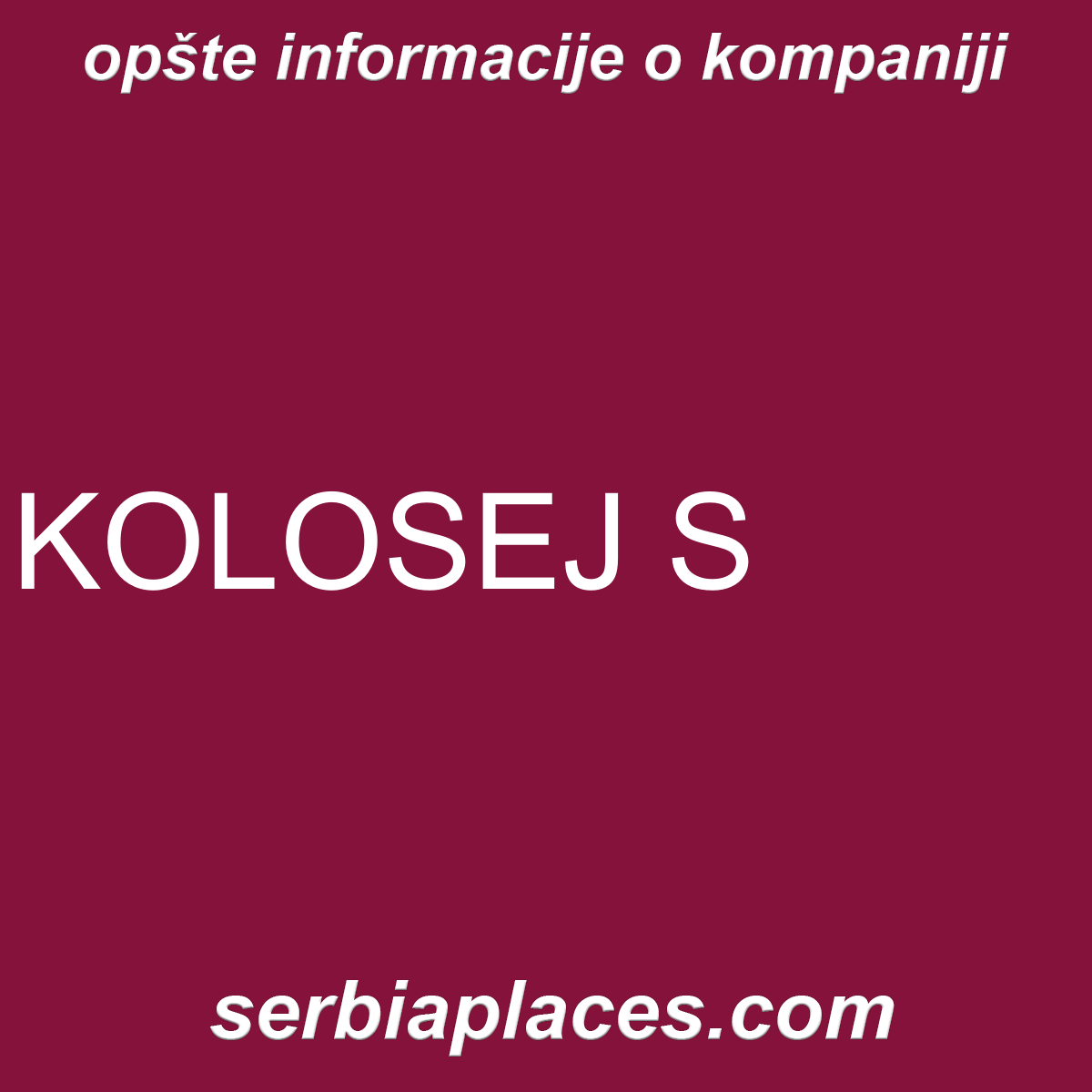 KOLOSEJ S