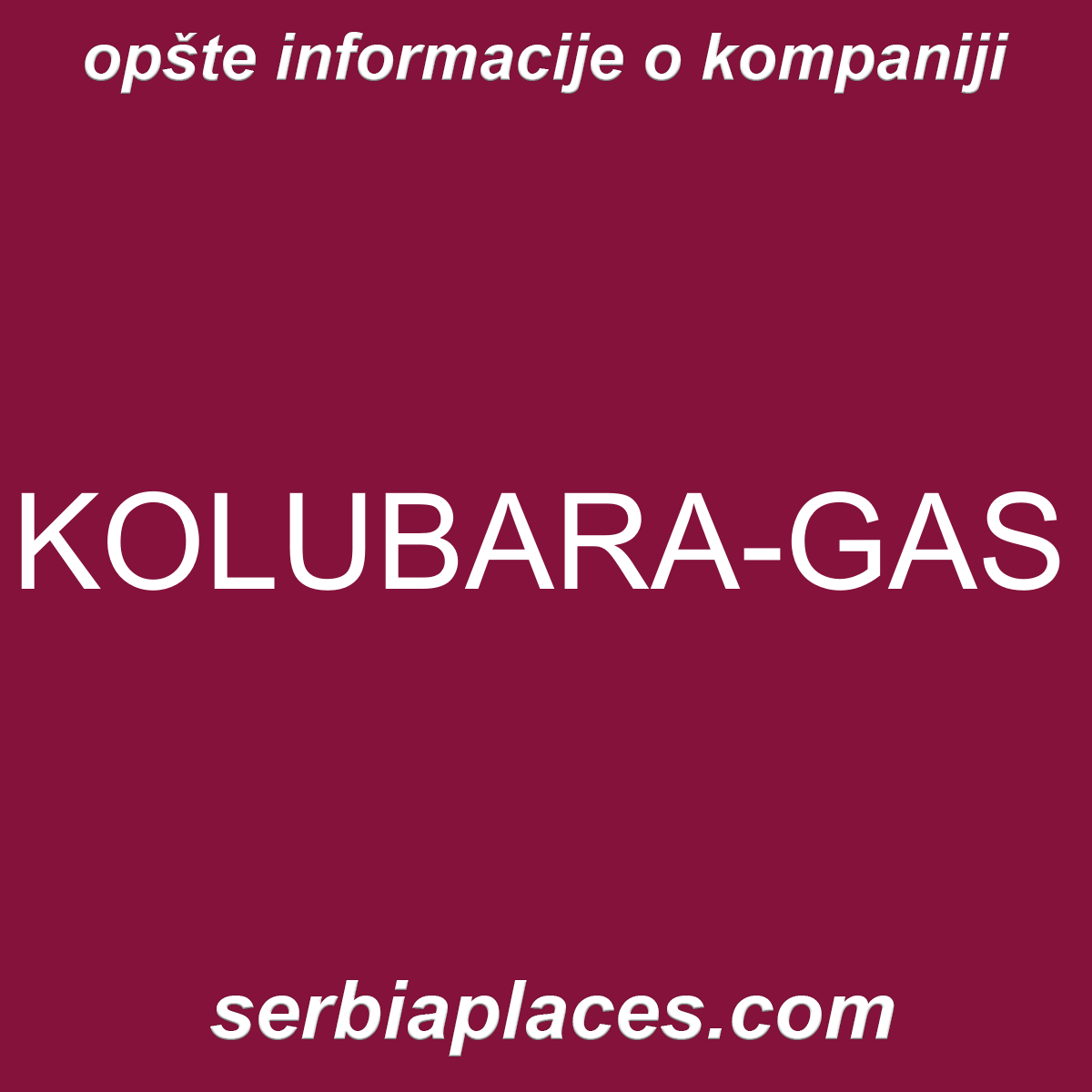 KOLUBARA-GAS