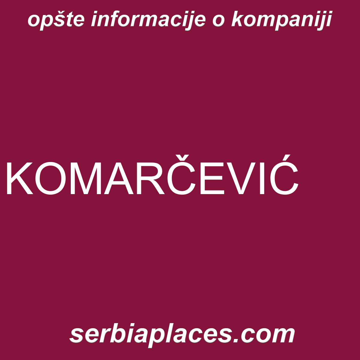 KOMARČEVIĆ