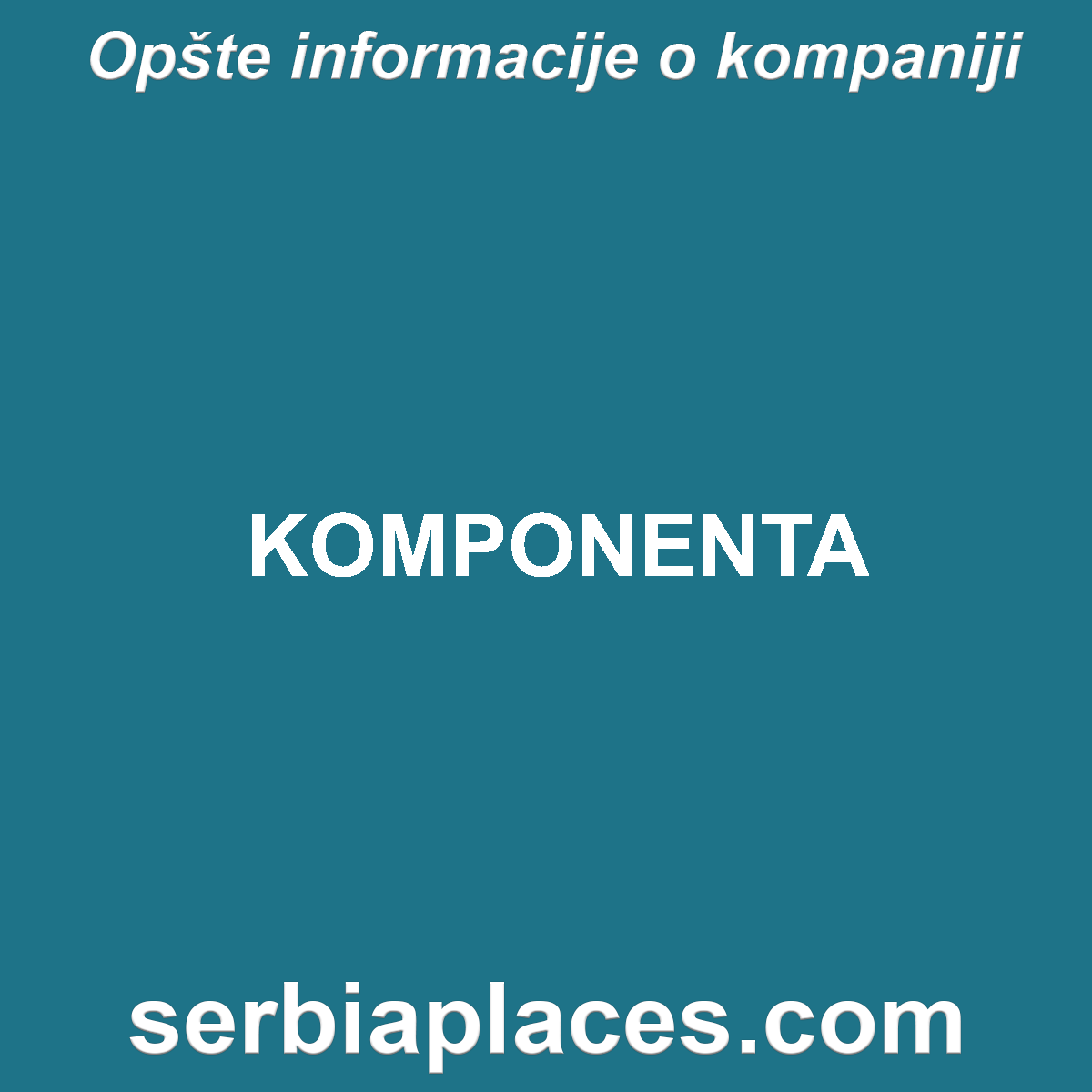 KOMPONENTA