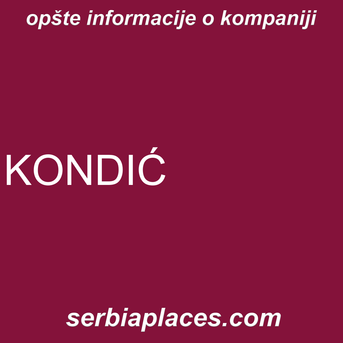 KONDIĆ