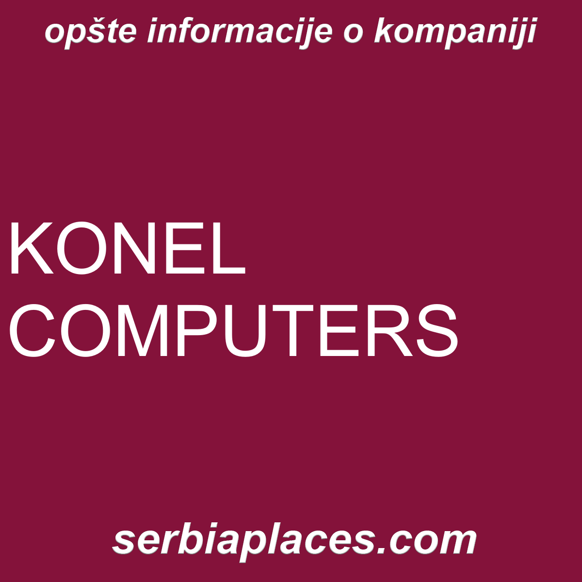 KONEL COMPUTERS