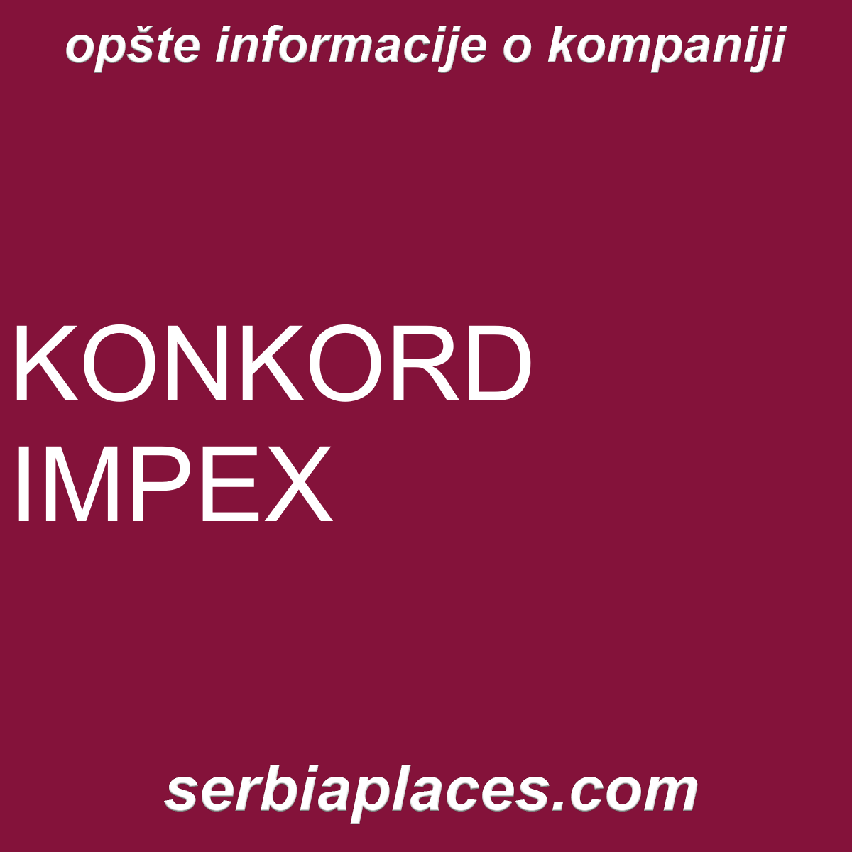 KONKORD IMPEX