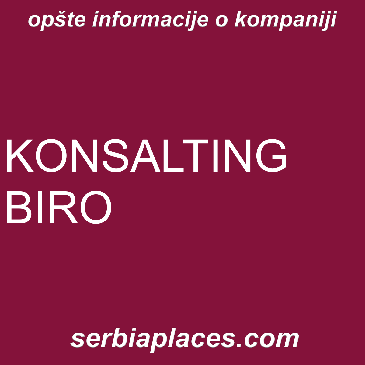 KONSALTING BIRO