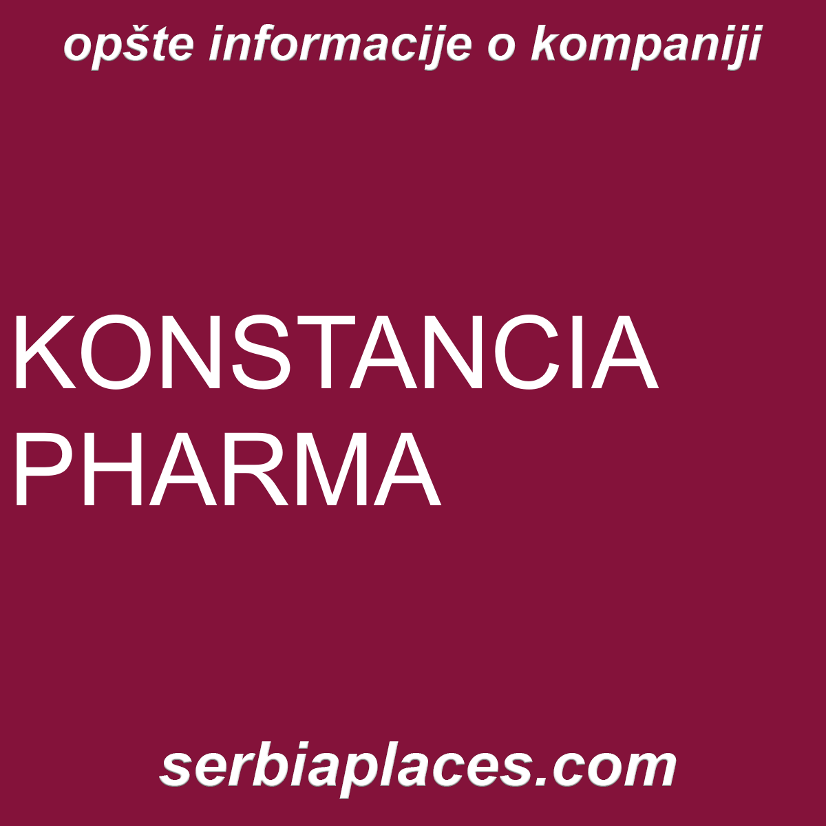 KONSTANCIA PHARMA