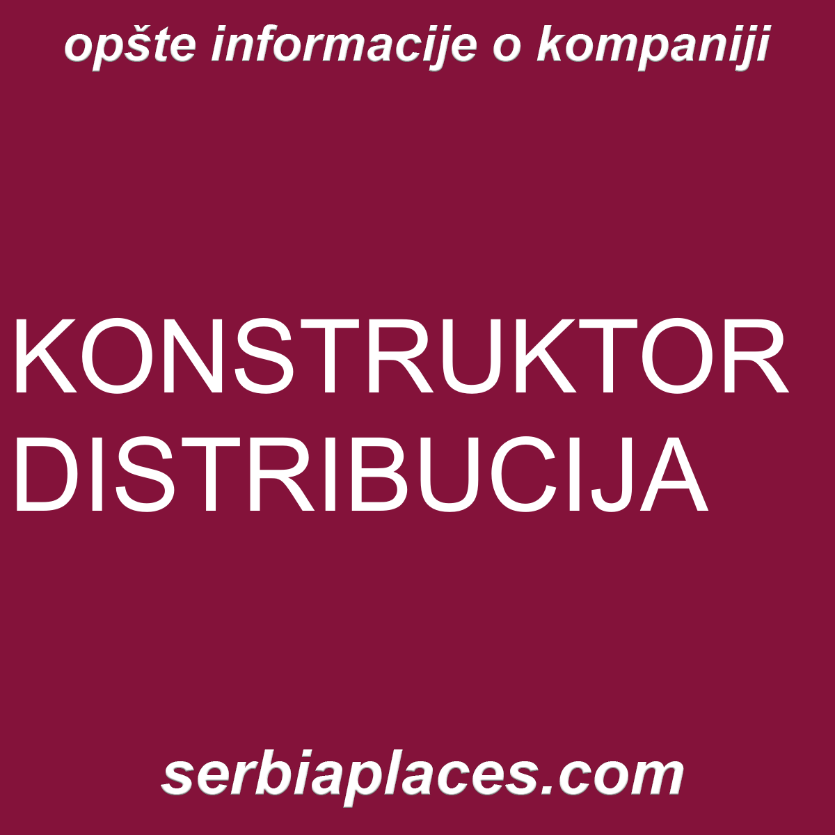 KONSTRUKTOR DISTRIBUCIJA