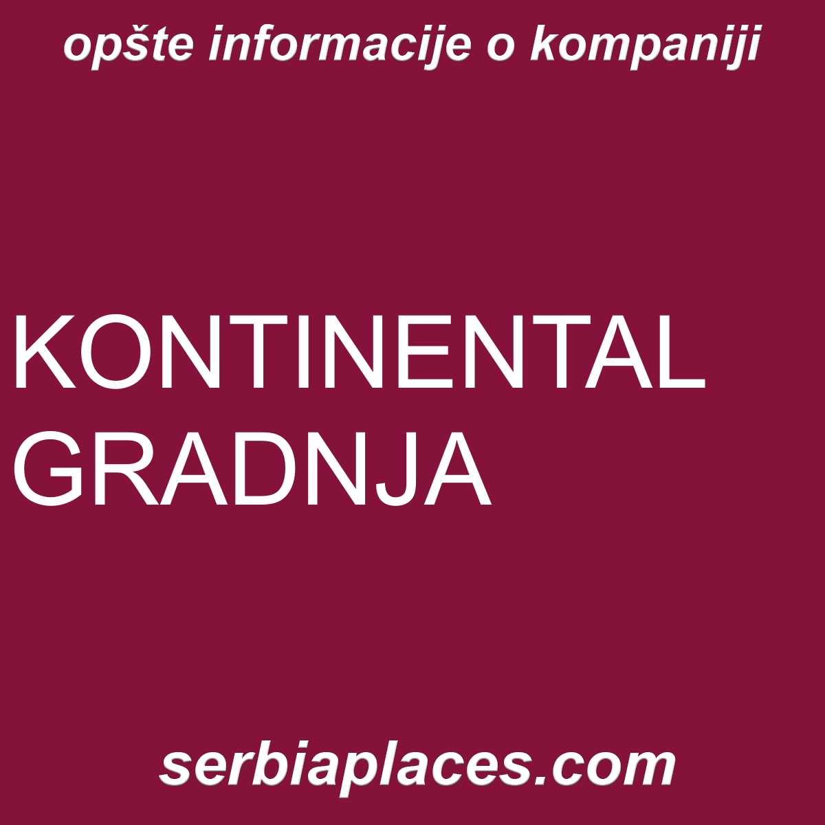 KONTINENTAL GRADNJA