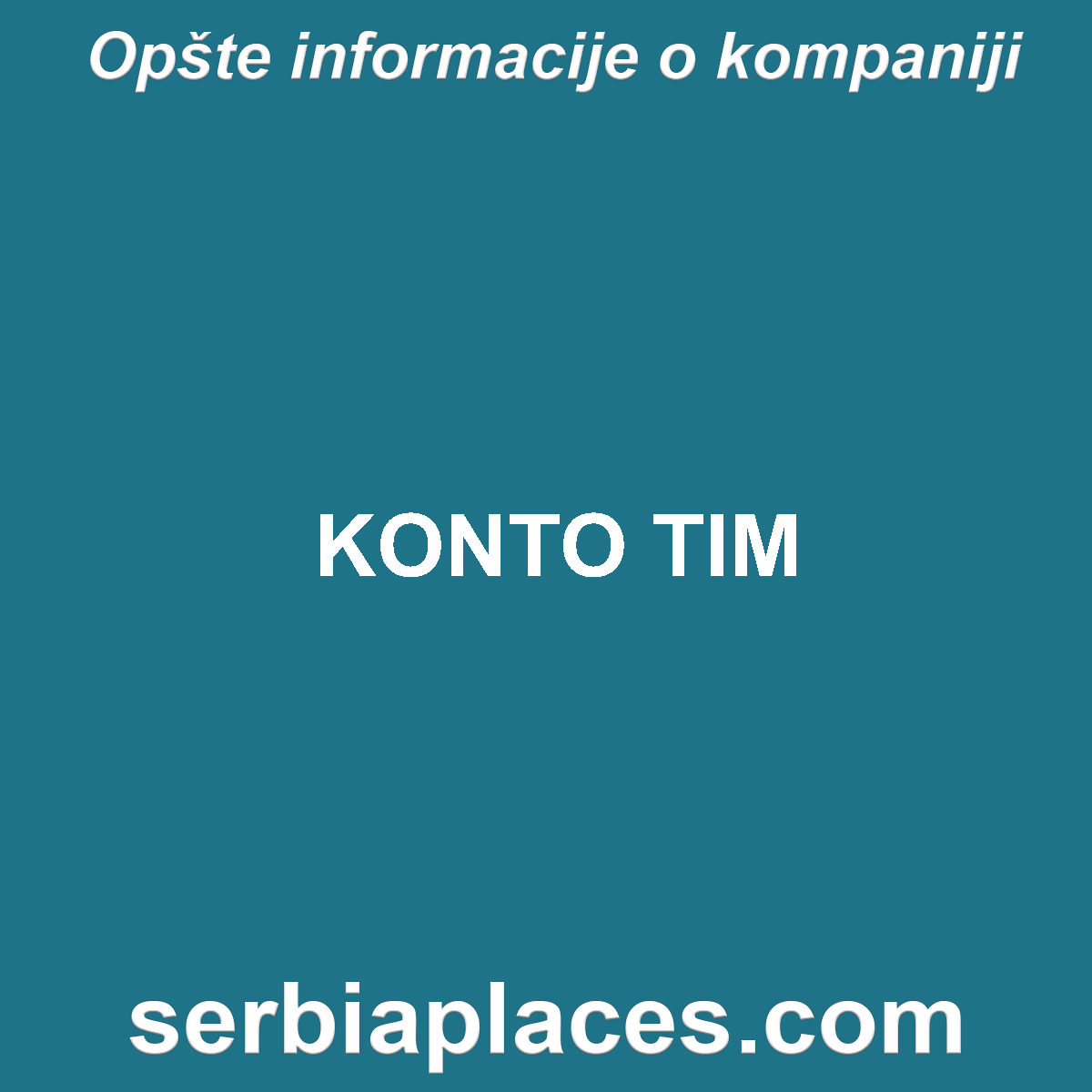 KONTO TIM