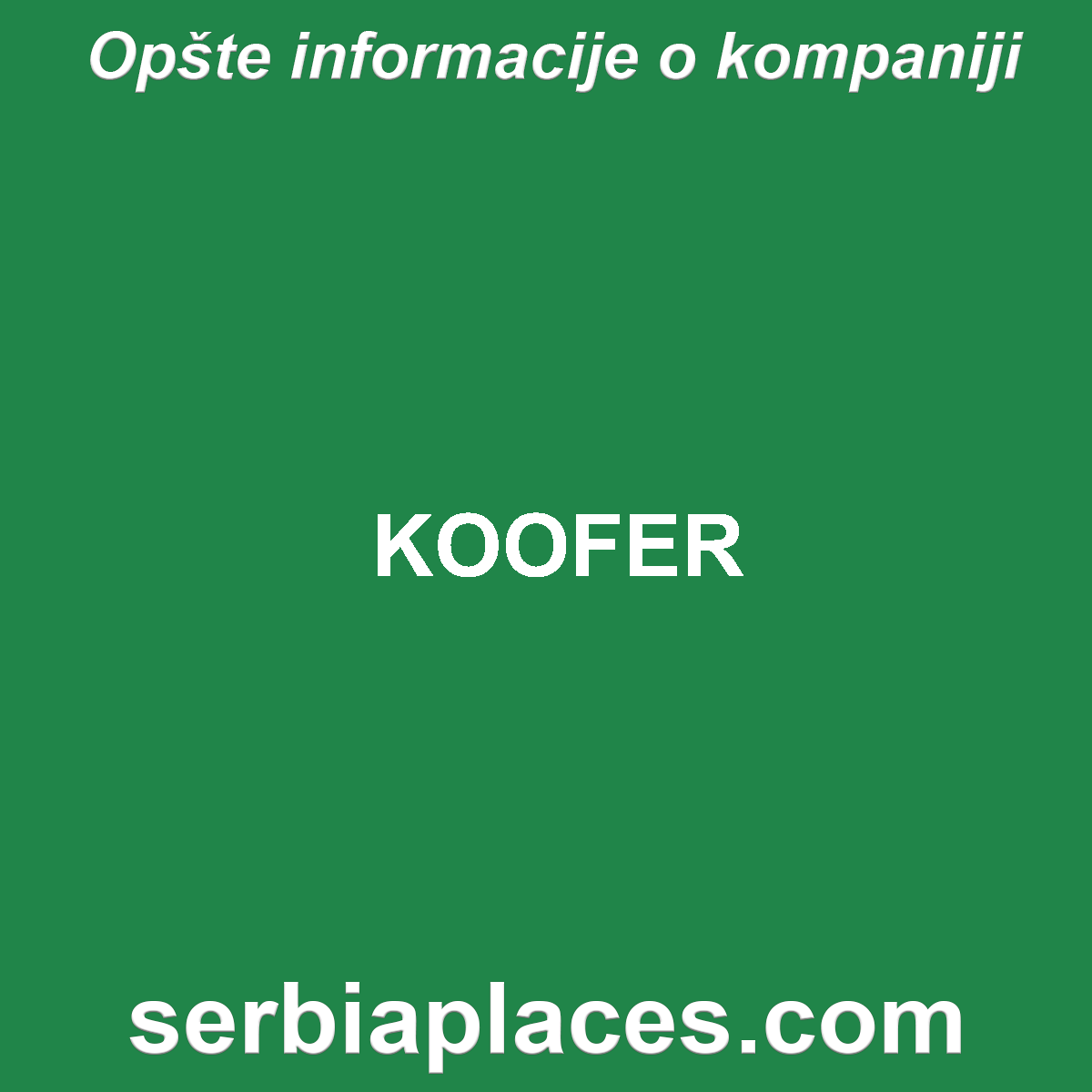 KOOFER
