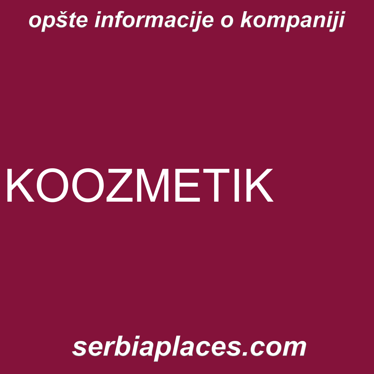 KOOZMETIK
