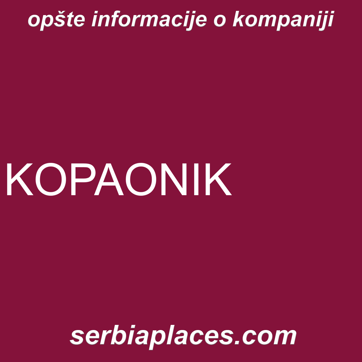 KOPAONIK