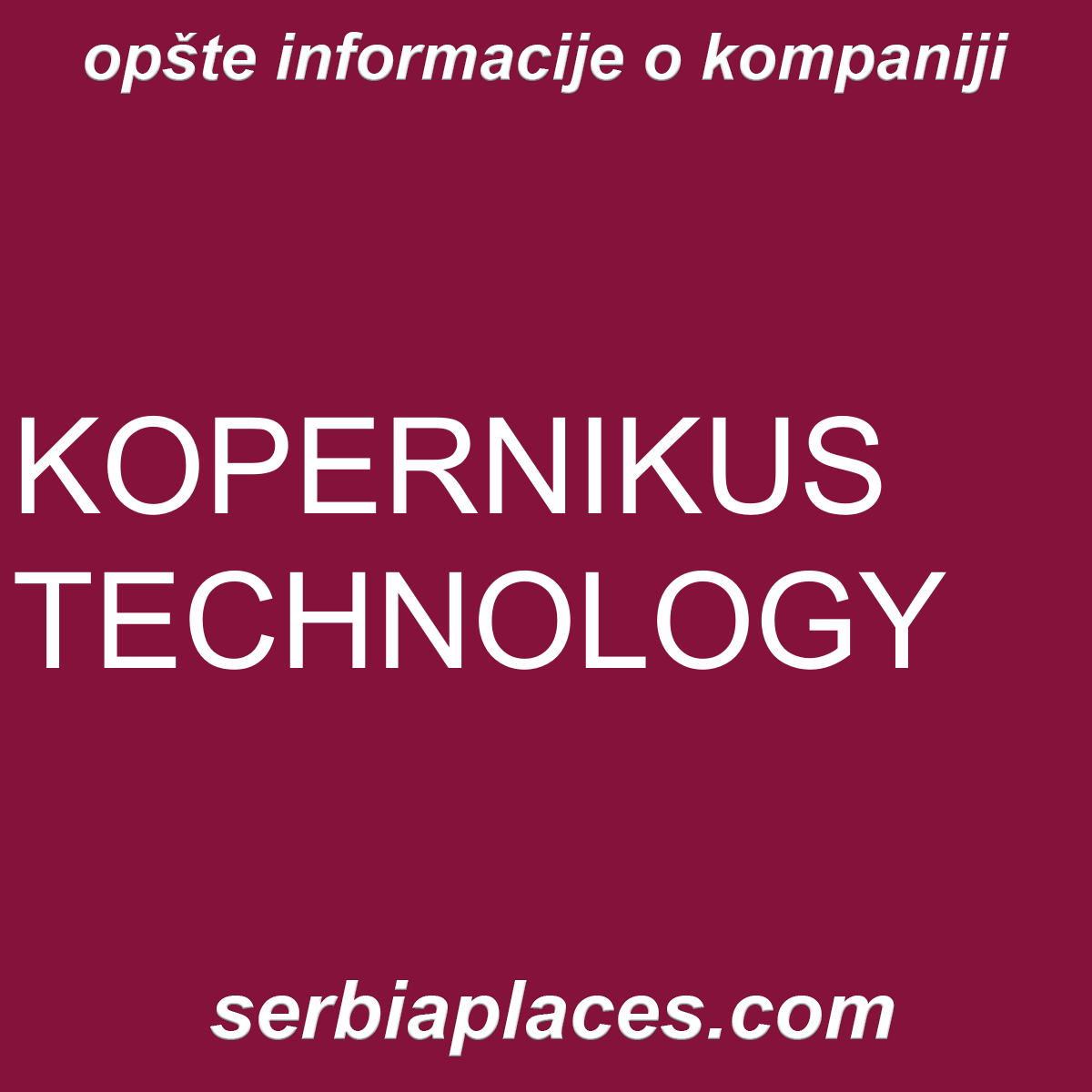 KOPERNIKUS TECHNOLOGY