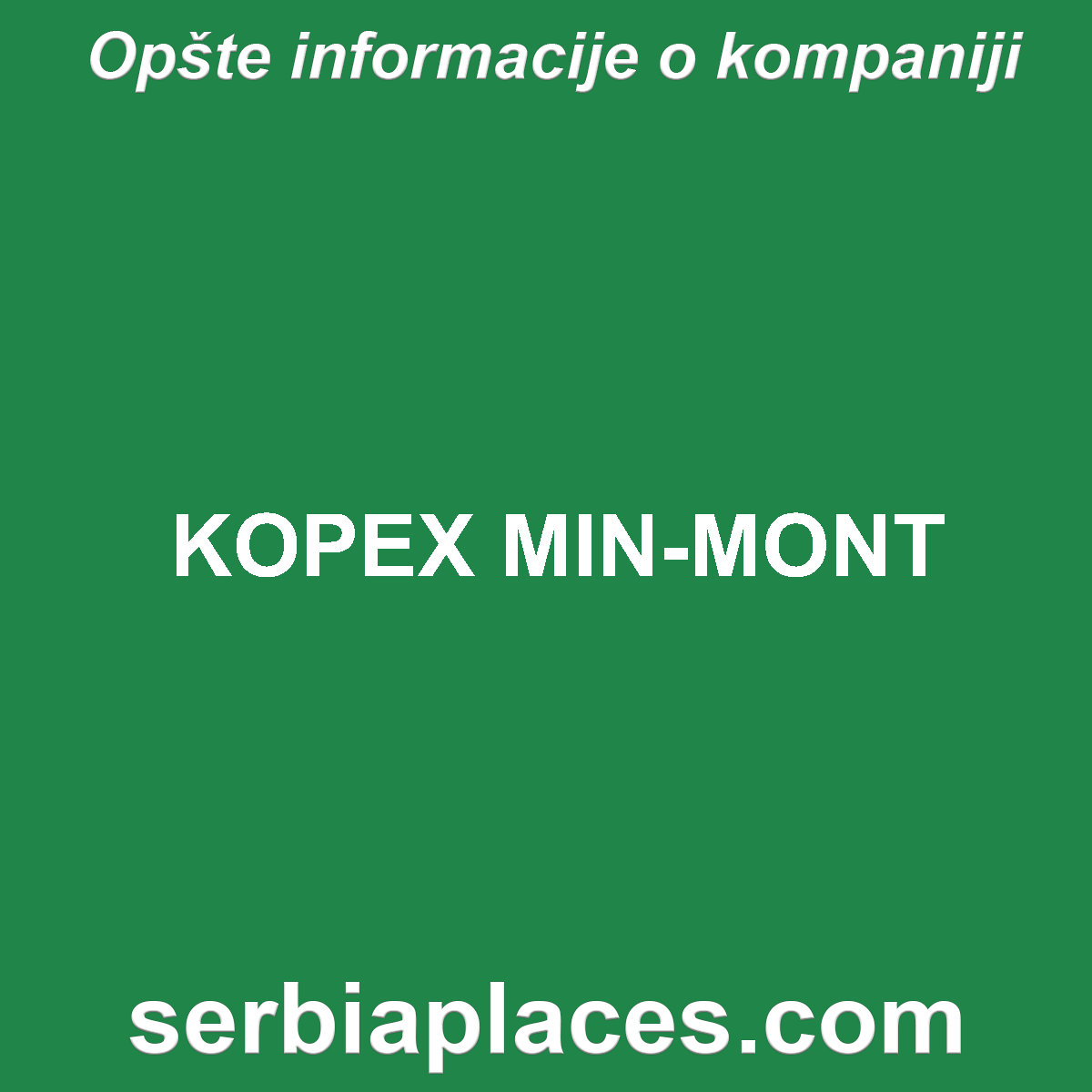 KOPEX MIN-MONT