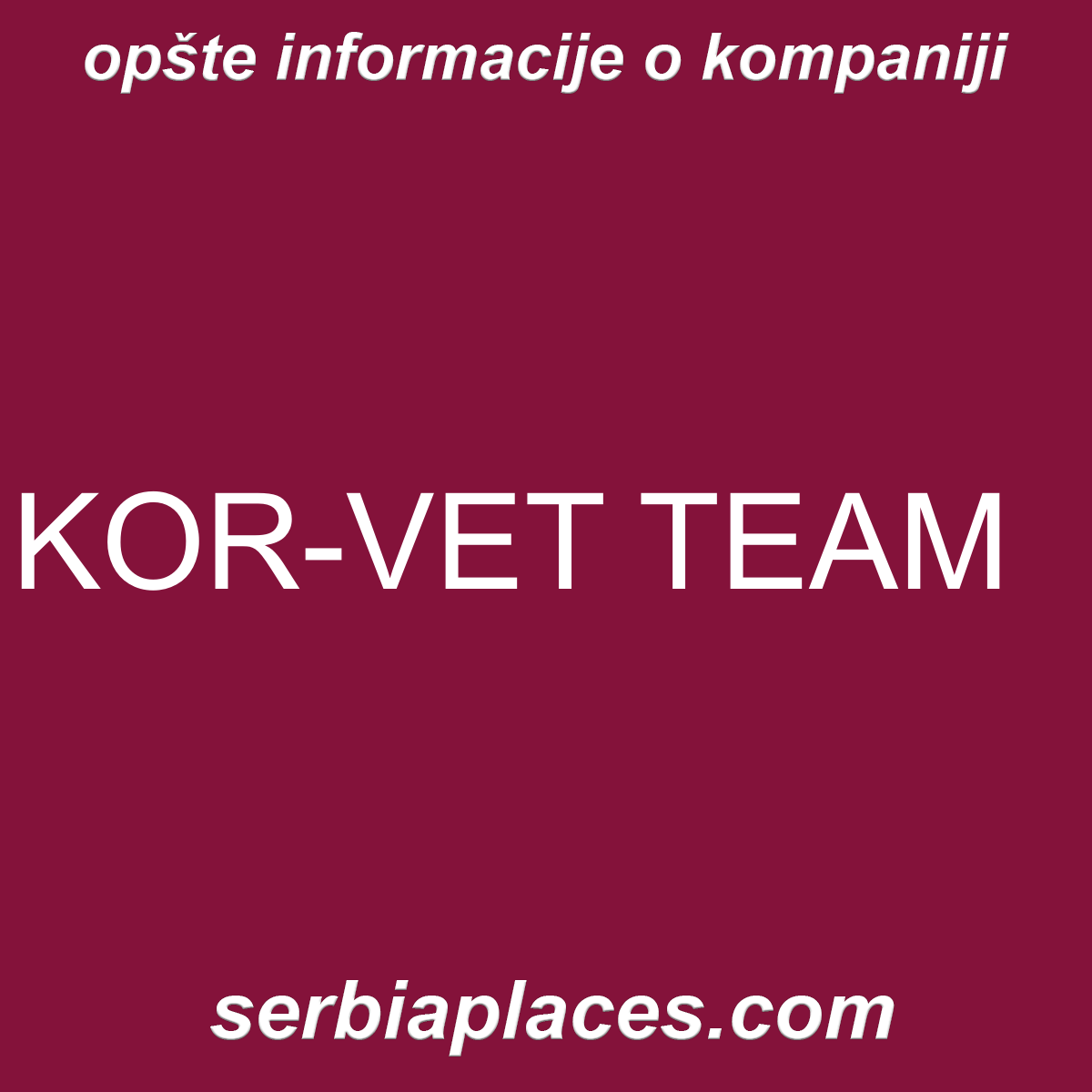 KOR-VET TEAM