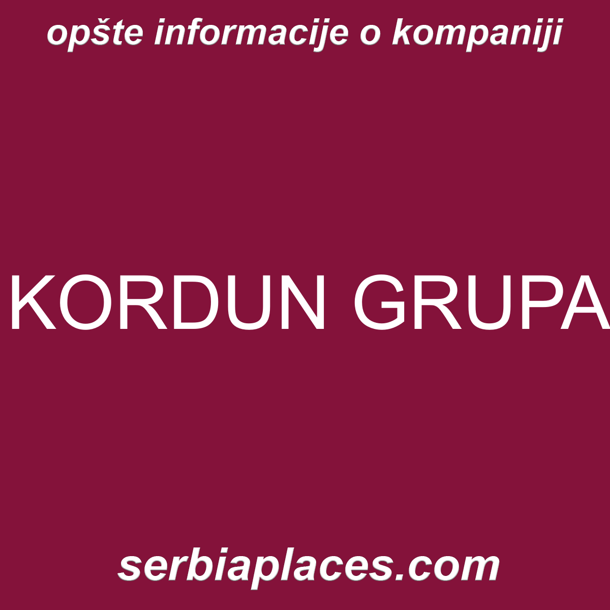 KORDUN GRUPA