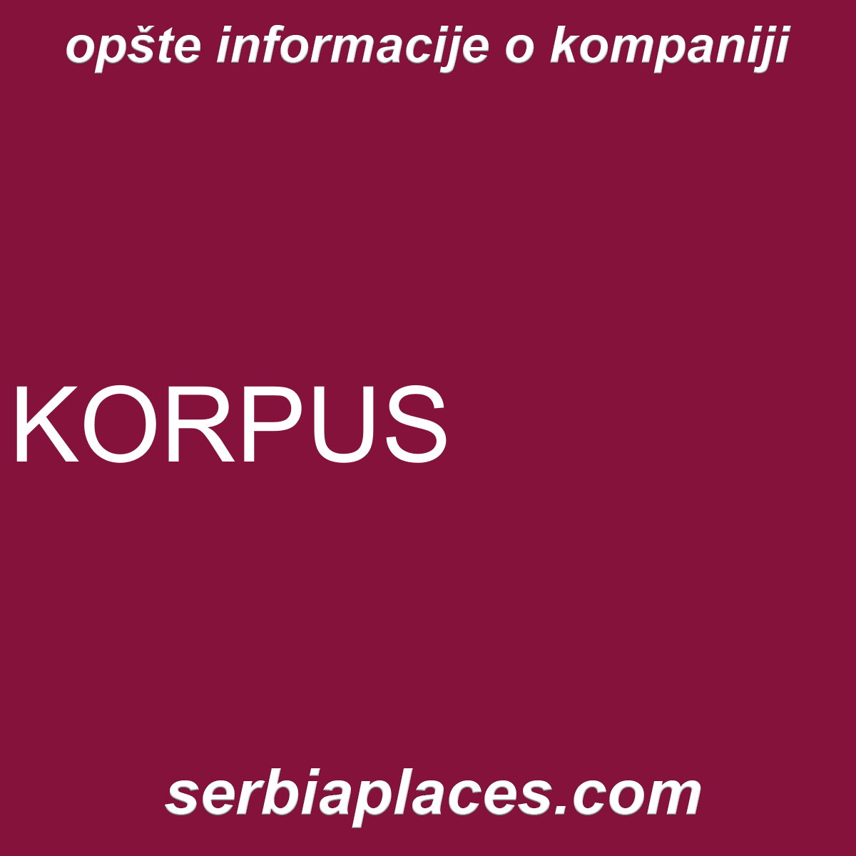 KORPUS