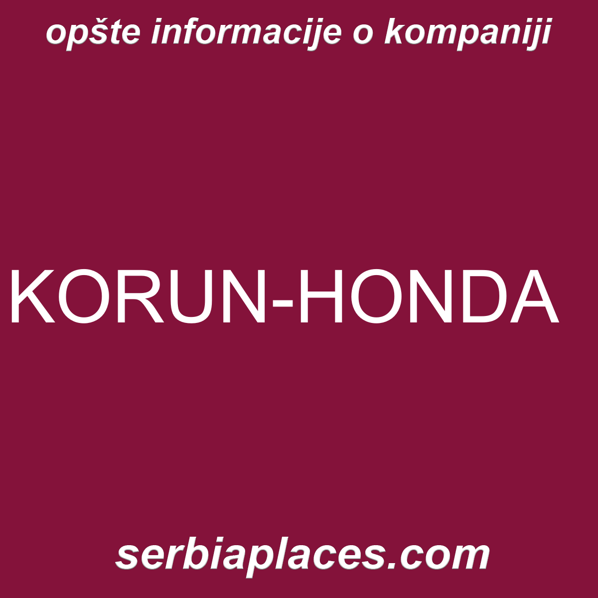 KORUN-HONDA