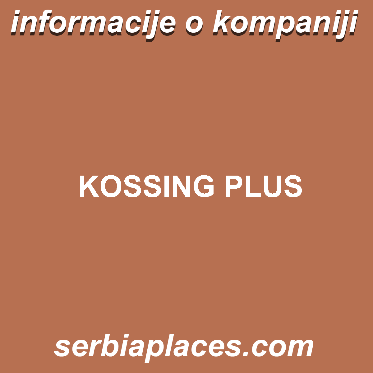 KOSSING PLUS