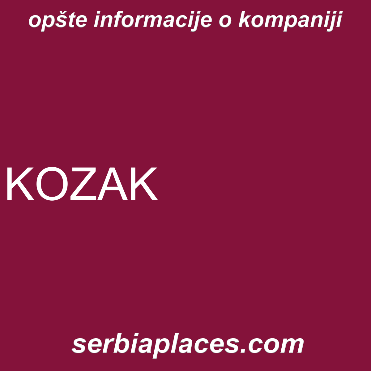 KOZAK