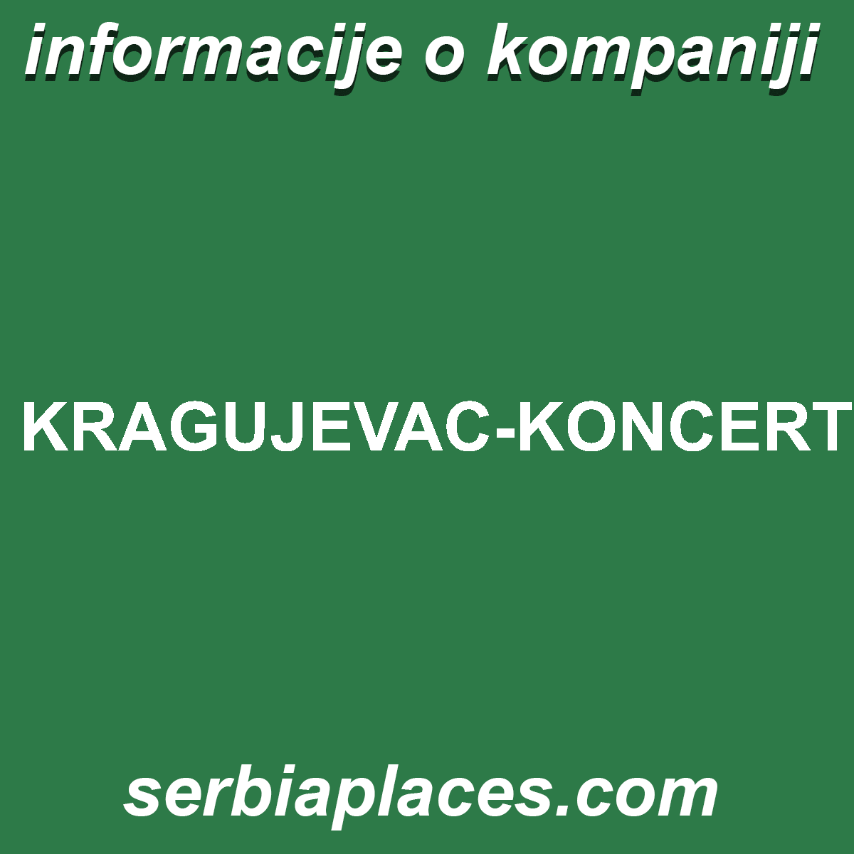 KRAGUJEVAC-KONCERT