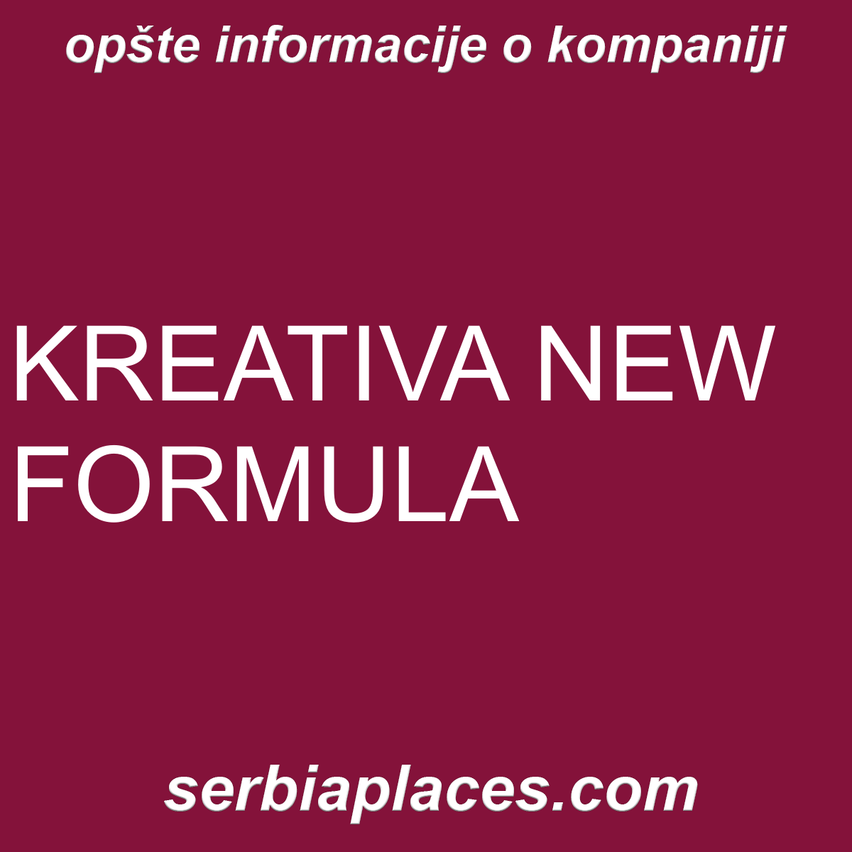 KREATIVA NEW FORMULA