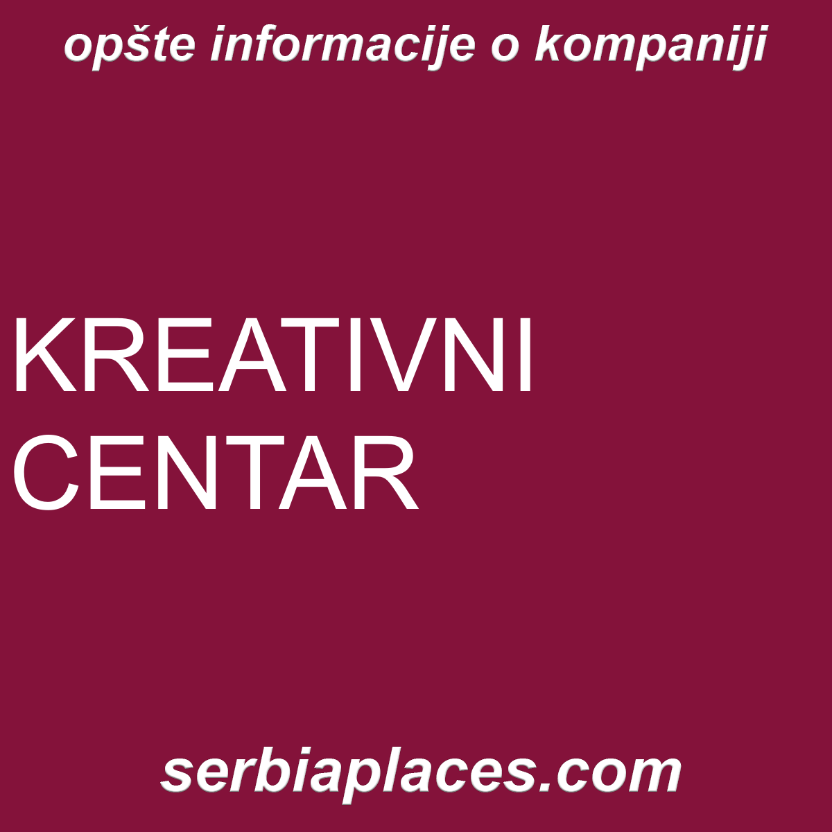 KREATIVNI CENTAR