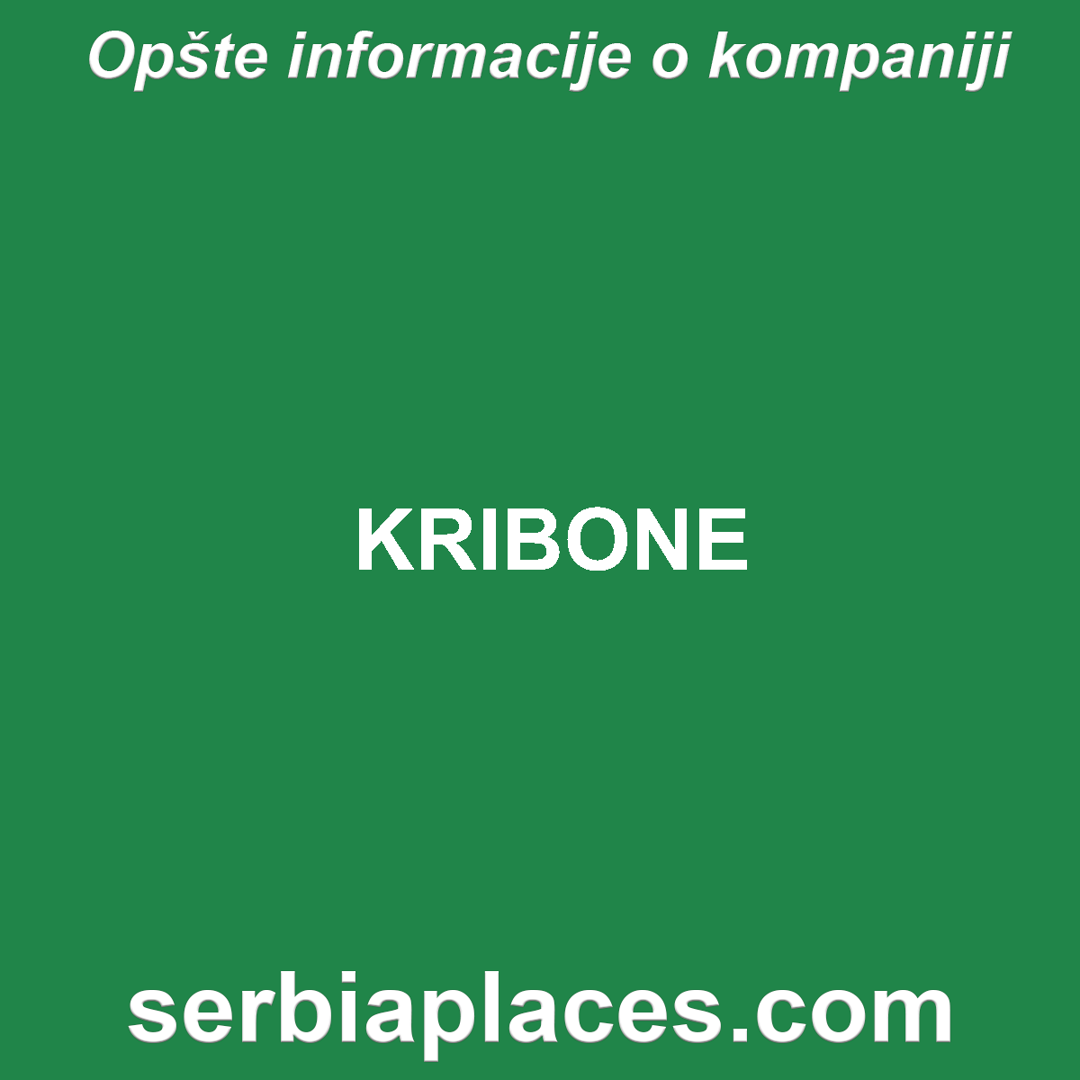 KRIBONE