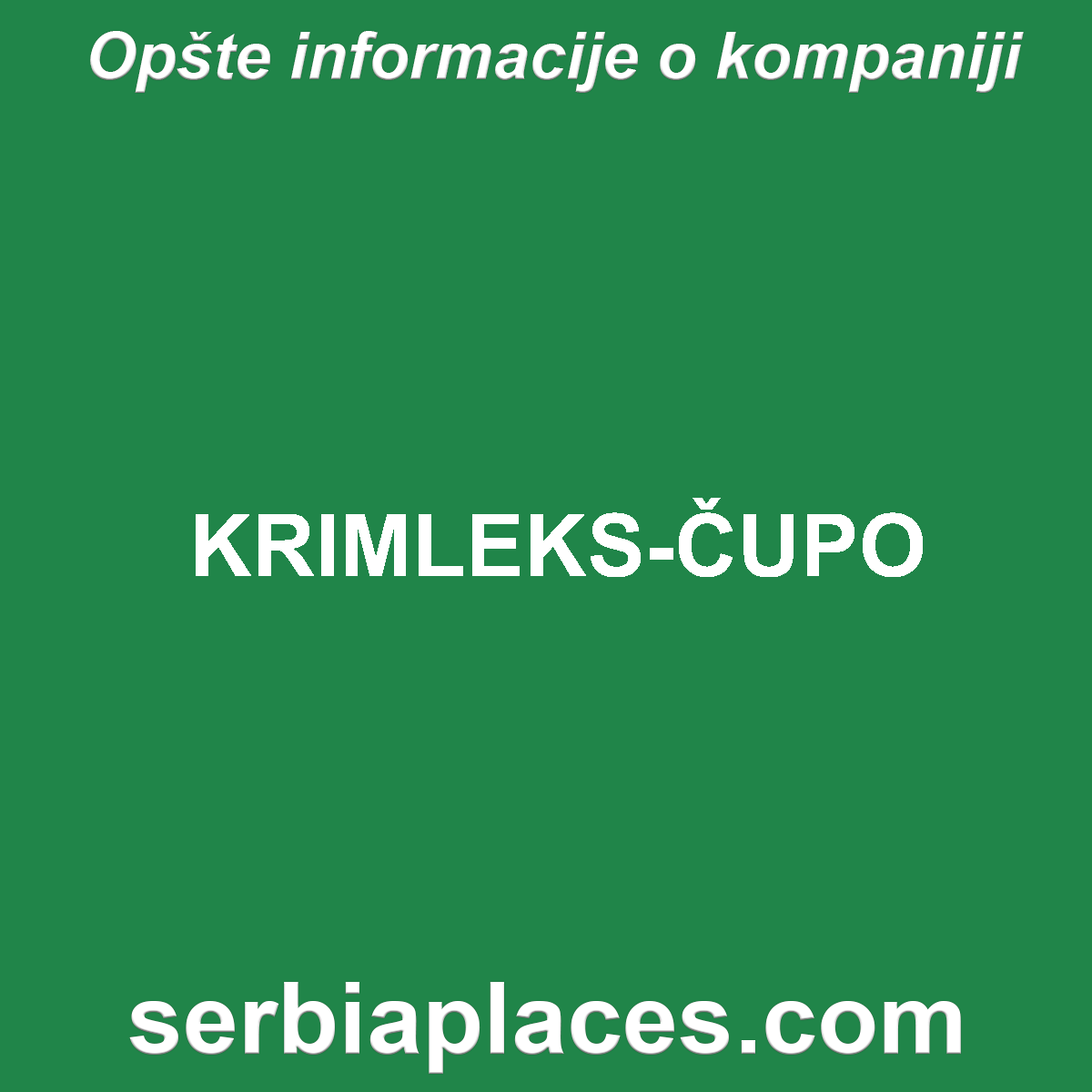 KRIMLEKS-ČUPO