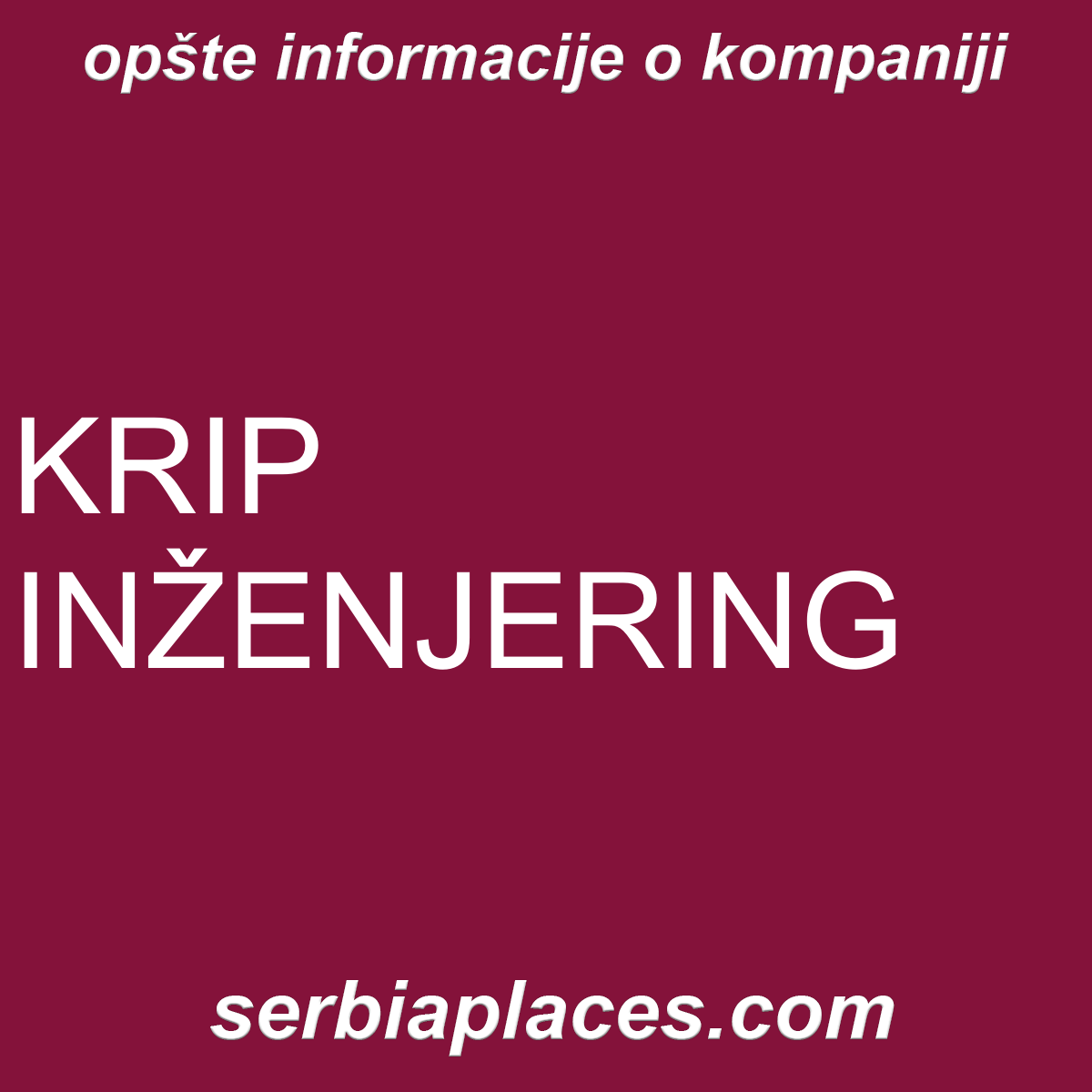 KRIP INŽENJERING