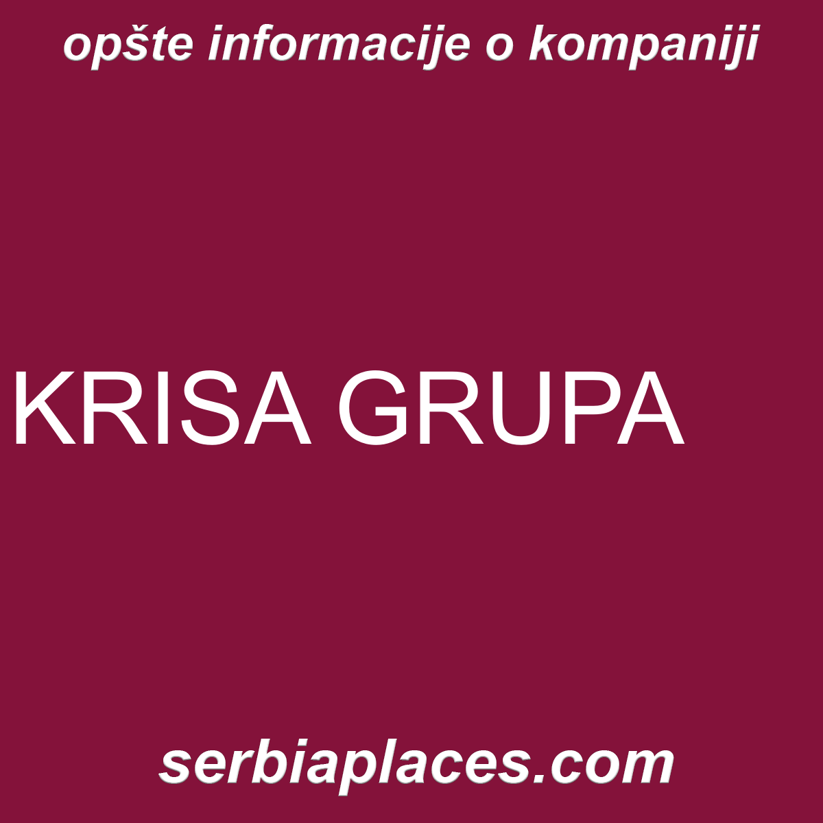 KRISA GRUPA