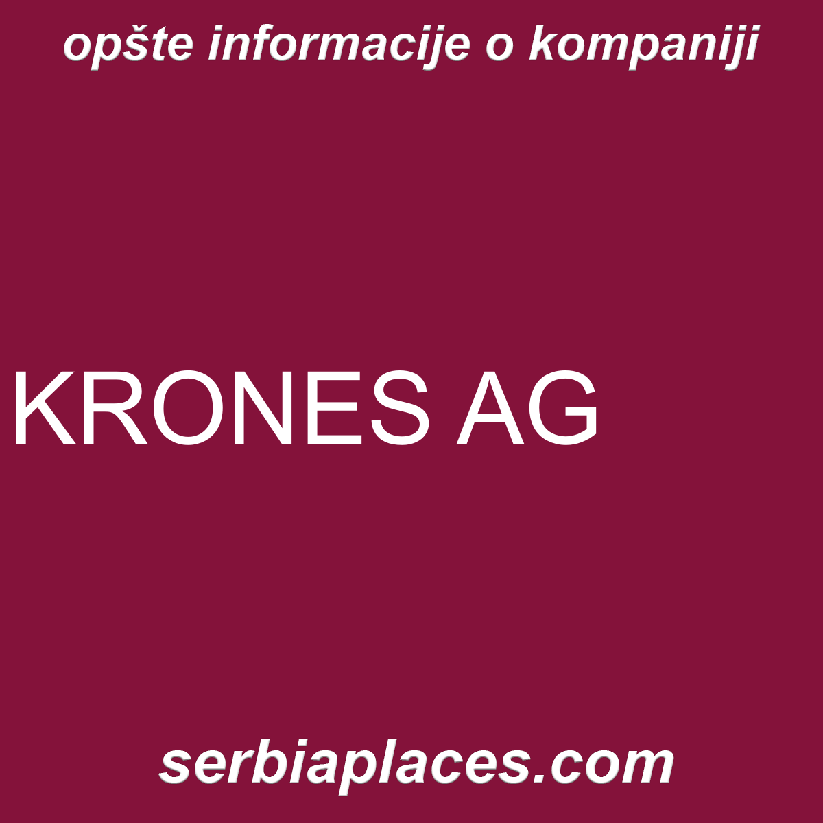 KRONES AG