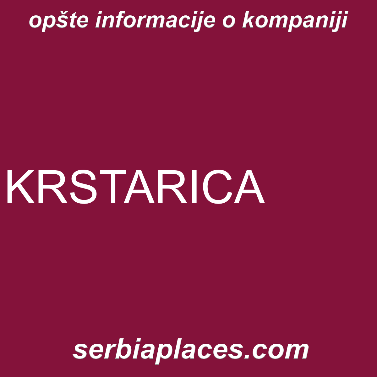 KRSTARICA