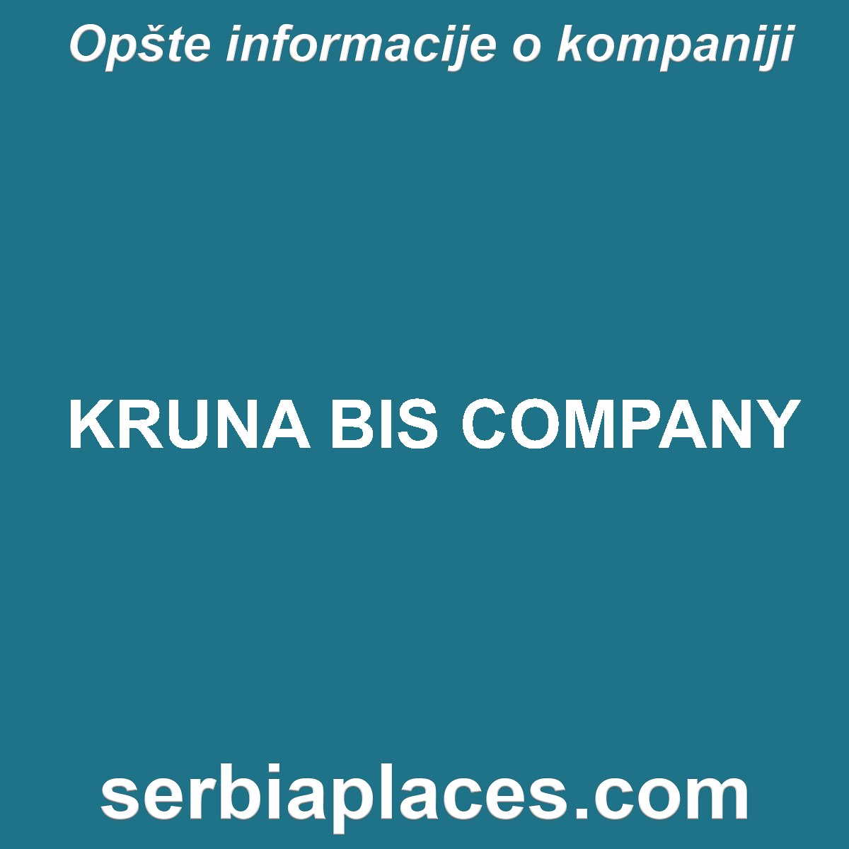 KRUNA BIS COMPANY