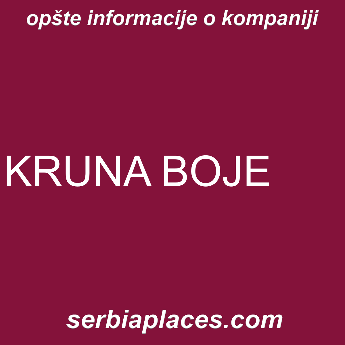 KRUNA BOJE