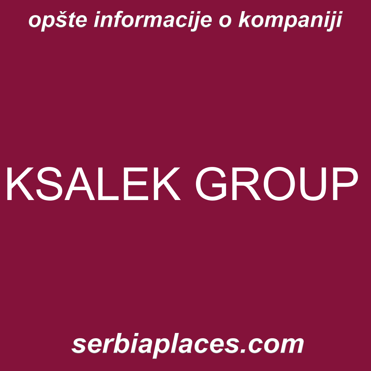 KSALEK GROUP