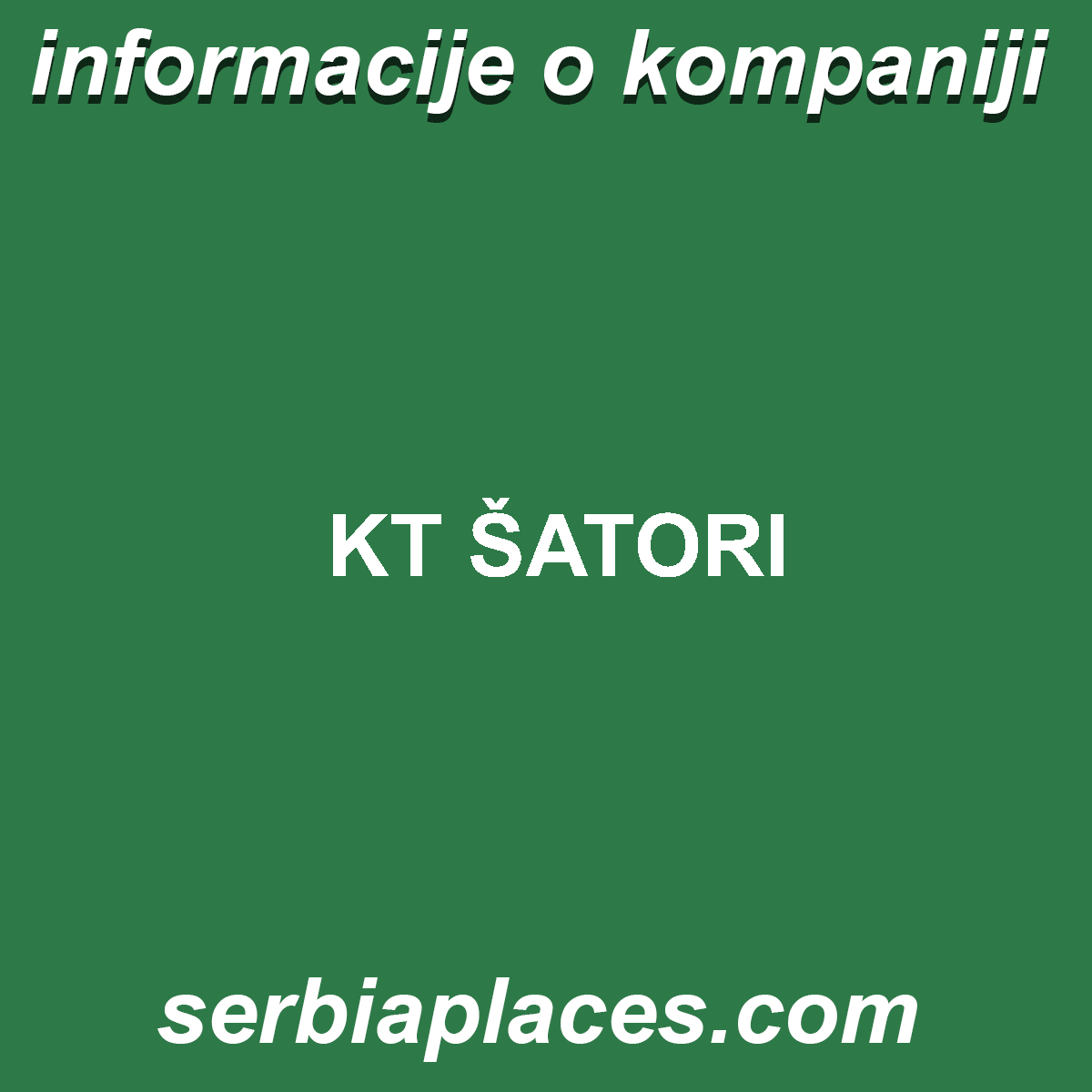 KT ŠATORI